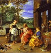 Peter Paul Rubens, Christ in the House of Martha and Mary 1628 Jan Bruegel the Younger and Peter Paul Rubens